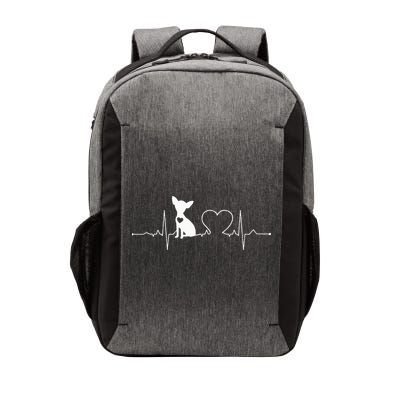 Chihuahua with Heartbeat - Chihuahua Vector Backpack