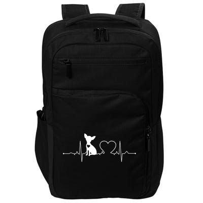 Chihuahua With Heartbeat Great Gift Chihuahua Cool Gift Impact Tech Backpack