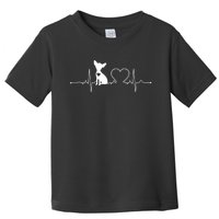 Chihuahua With Heartbeat Great Gift Chihuahua Cool Gift Toddler T-Shirt