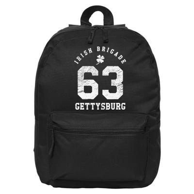 Civil War Irish Brigade Gettysburg 16 in Basic Backpack