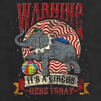 Carnival Warning Its A Circus Here Today Elephant Circus Beanie