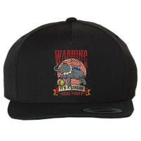 Carnival Warning Its A Circus Here Today Elephant Circus Wool Snapback Cap