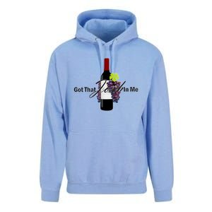 Classy Wine In Me Got That Josh In Me Funny Unisex Surf Hoodie