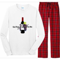 Classy Wine In Me Got That Josh In Me Funny Long Sleeve Pajama Set