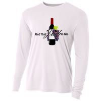 Classy Wine In Me Got That Josh In Me Funny Cooling Performance Long Sleeve Crew