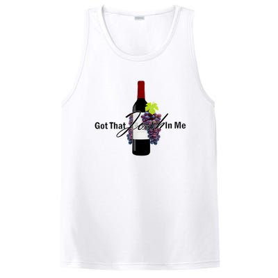 Classy Wine In Me Got That Josh In Me Funny PosiCharge Competitor Tank