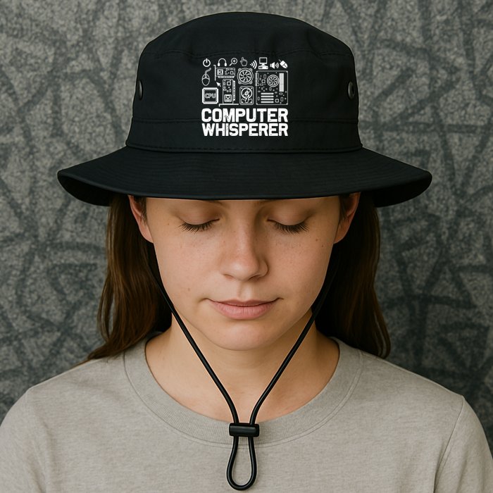 Computer Whisperer It Tech Support Software Engineer Geek Gift Legacy Cool Fit Booney Bucket Hat