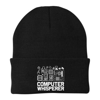 Computer Whisperer It Tech Support Software Engineer Geek Gift Knit Cap Winter Beanie