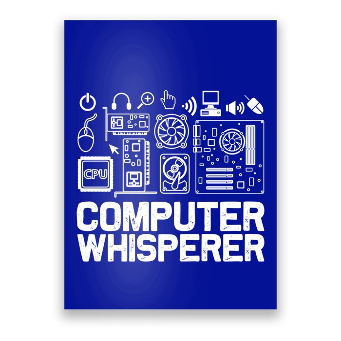 Computer Whisperer It Tech Support Software Engineer Geek Gift Poster