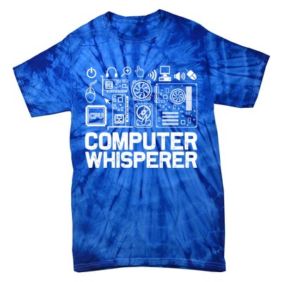 Computer Whisperer It Tech Support Software Engineer Geek Gift Tie-Dye T-Shirt