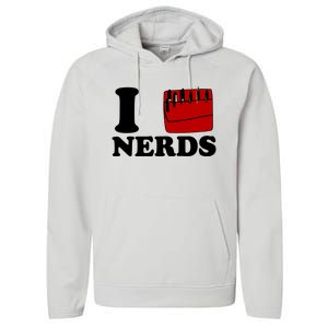 Claudia Wearing I Heart Nerds Ariana Performance Fleece Hoodie