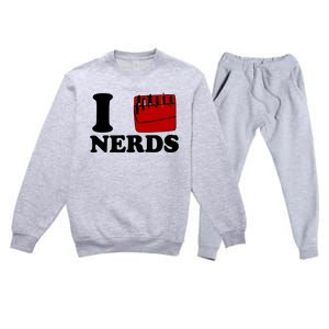 Claudia Wearing I Heart Nerds Ariana Premium Crewneck Sweatsuit Set