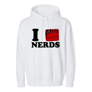 Claudia Wearing I Heart Nerds Ariana Garment-Dyed Fleece Hoodie