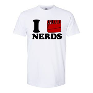 Claudia Wearing I Heart Nerds Ariana Softstyle CVC T-Shirt