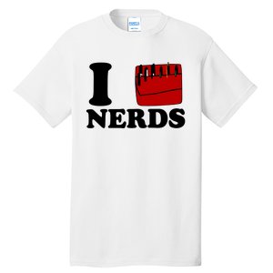 Claudia Wearing I Heart Nerds Ariana Tall T-Shirt