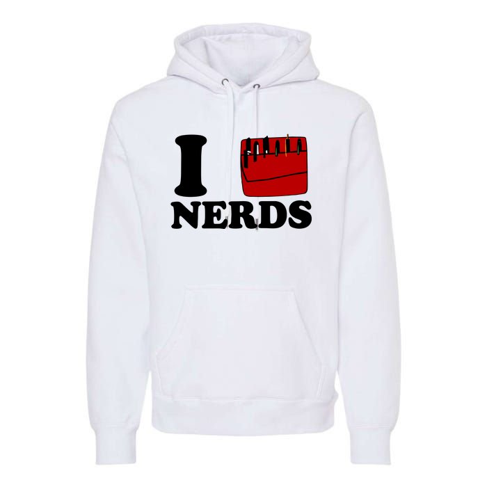 Claudia Wearing I Heart Nerds Ariana Premium Hoodie