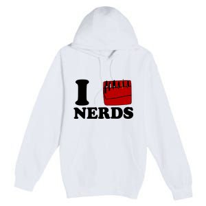 Claudia Wearing I Heart Nerds Ariana Premium Pullover Hoodie