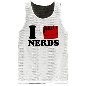 Claudia Wearing I Heart Nerds Ariana Mesh Reversible Basketball Jersey Tank