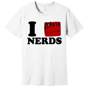 Claudia Wearing I Heart Nerds Ariana Premium T-Shirt