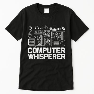 Computer Whisperer It Tech Support Nerds Geek Tall T-Shirt