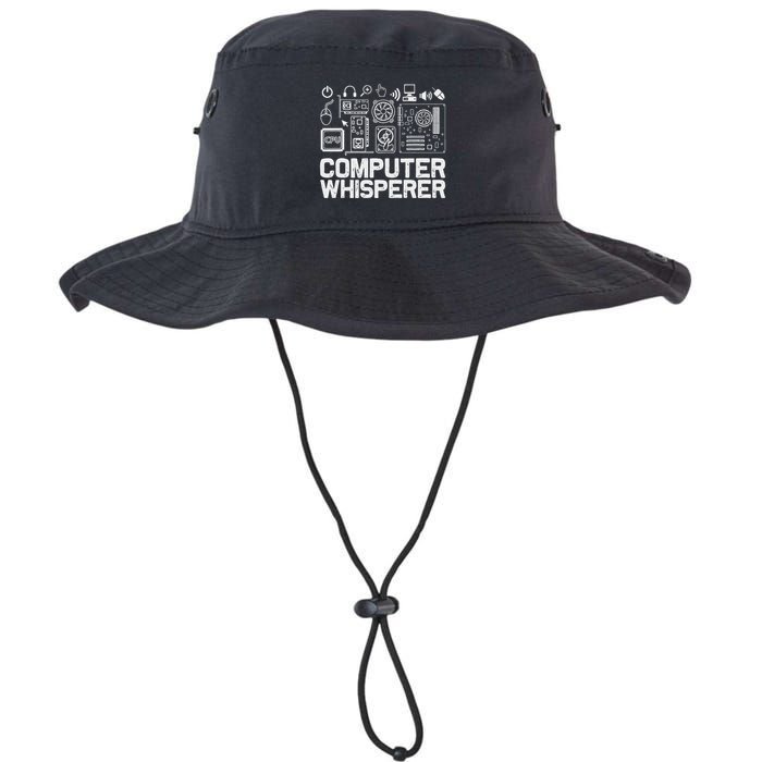 Computer Whisperer It Tech Support Nerds Geek Legacy Cool Fit Booney Bucket Hat