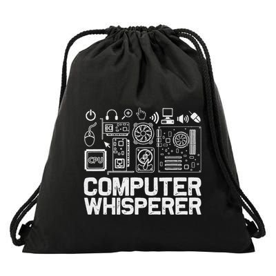 Computer Whisperer It Tech Support Nerds Geek Drawstring Bag