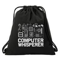 Computer Whisperer It Tech Support Nerds Geek Drawstring Bag