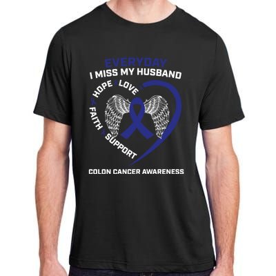 Colorectal Wings In Memory Of Husband Colon Cancer Awareness Gift Adult ChromaSoft Performance T-Shirt