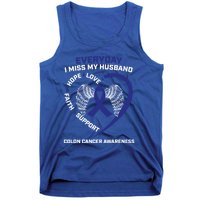 Colorectal Wings In Memory Of Husband Colon Cancer Awareness Gift Tank Top