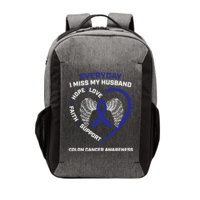 Colorectal Wings In Memory Of Husband Colon Cancer Awareness Gift Vector Backpack