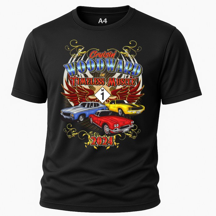 Cruisin Woodward In Timeless Muscle 2024 Cooling Performance Crew T-Shirt