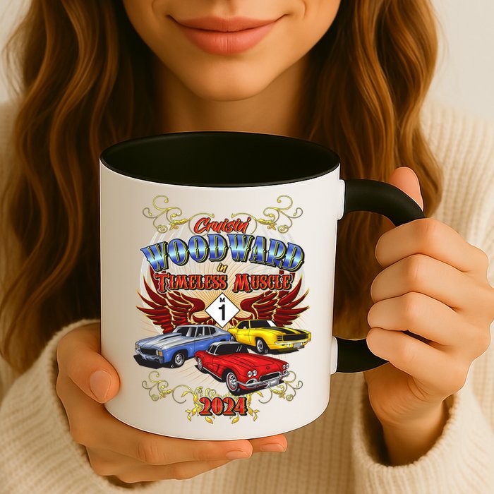Cruisin Woodward In Timeless Muscle 2024 Mug