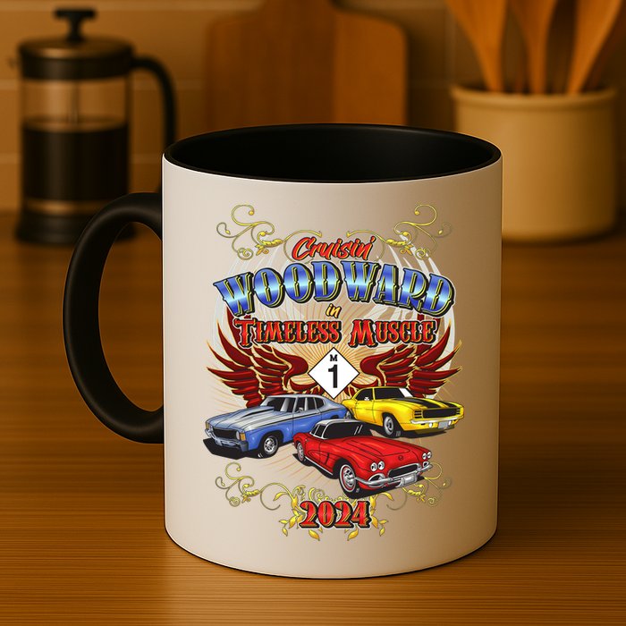 Cruisin Woodward In Timeless Muscle 2024 Mug