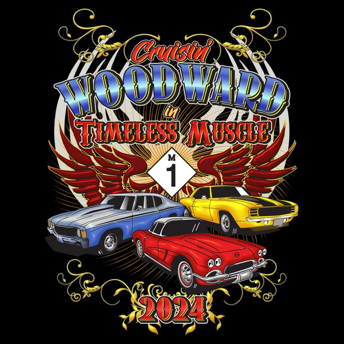 Cruisin Woodward In Timeless Muscle 2024 Mug