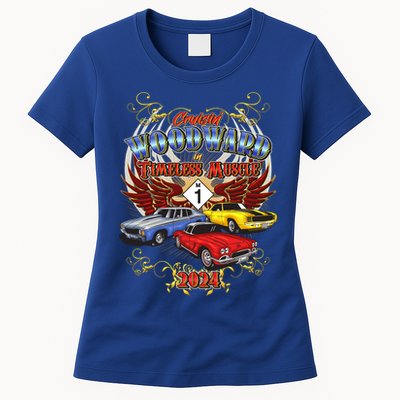 Cruisin Woodward In Timeless Muscle 2024 Womens T-Shirt