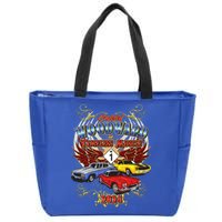 Cruisin Woodward In Timeless Muscle 2024 Zip Tote Bag