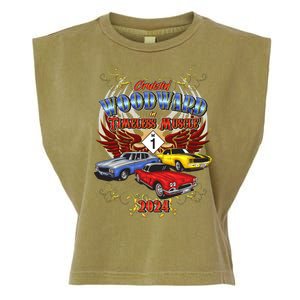 Cruisin Woodward In Timeless Muscle 2024 Garment-Dyed Women's Muscle Tee