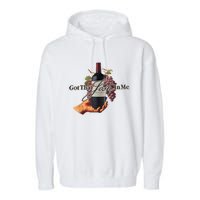 Classy Wine In Me Got That Josh In Me Funny Garment-Dyed Fleece Hoodie