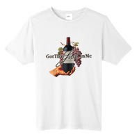 Classy Wine In Me Got That Josh In Me Funny Tall Fusion ChromaSoft Performance T-Shirt