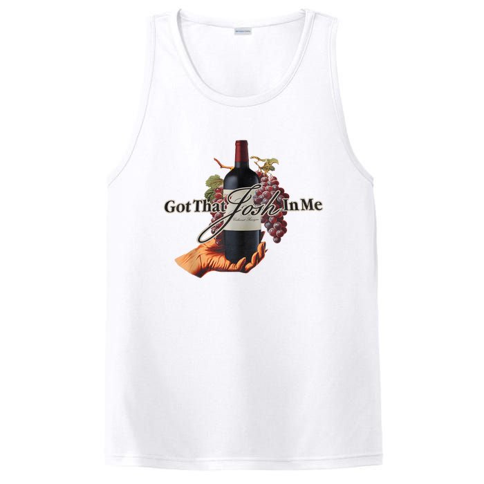 Classy Wine In Me Got That Josh In Me Funny PosiCharge Competitor Tank