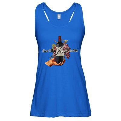 Classy Wine In Me Got That Josh In Me Funny Women Ladies Essential Flowy Tank