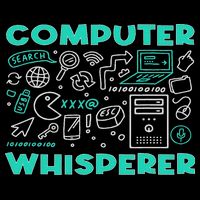Computer Whisperer It Tech Support Geek Nerd Humor Valucap Bio-Washed Visor