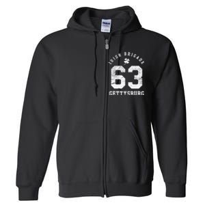 Civil War Irish Brigade Gettysburg Full Zip Hoodie