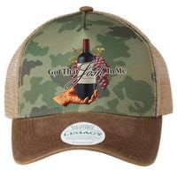 Classy Wine In Me Got That Josh In Me Funny Legacy Tie Dye Trucker Hat