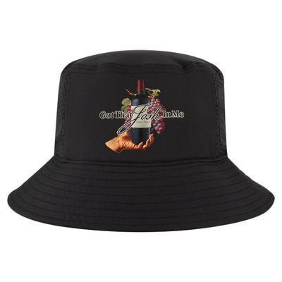 Classy Wine In Me Got That Josh In Me Funny Cool Comfort Performance Bucket Hat