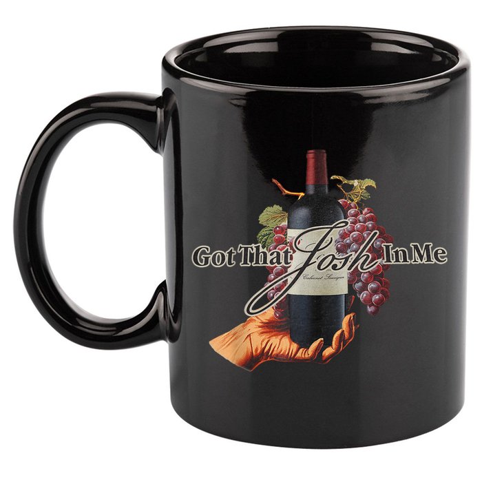 Classy Wine In Me Got That Josh In Me Funny 11oz C Handle Ceramic Mug