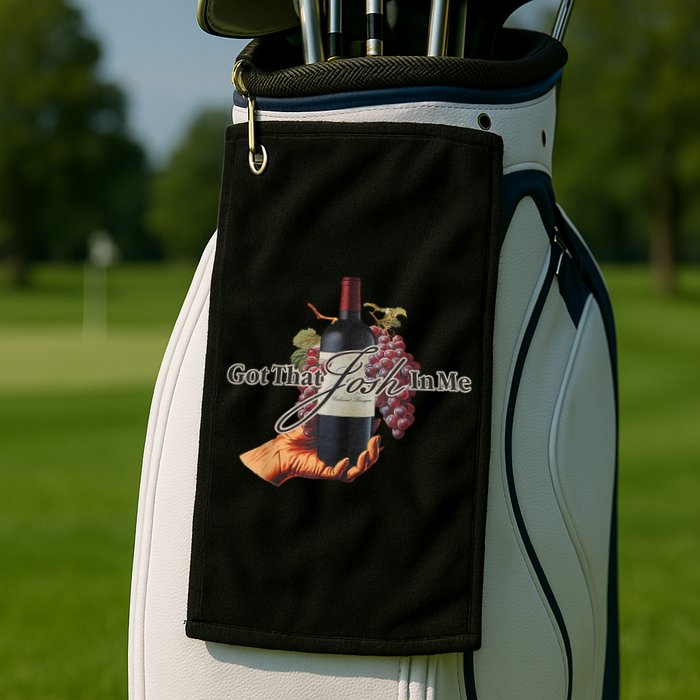 Classy Wine In Me Got That Josh In Me Funny Golf Towel