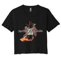 Classy Wine In Me Got That Josh In Me Funny Crop Top