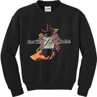 Classy Wine In Me Got That Josh In Me Funny Kids Sweatshirt