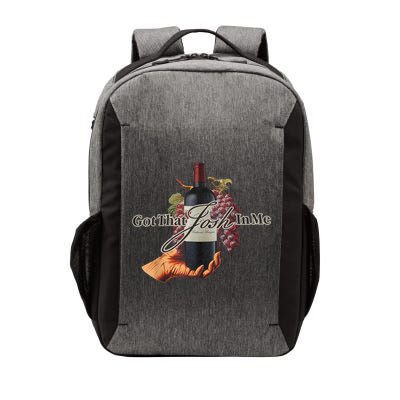 Classy Wine In Me Got That Josh In Me Funny Vector Backpack